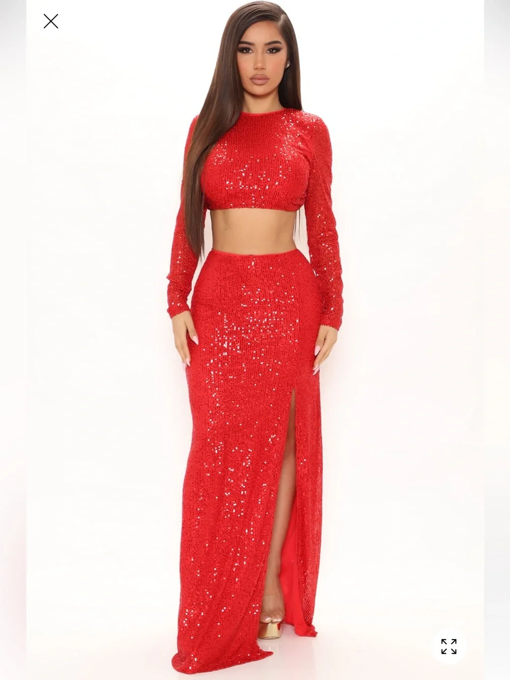 Red Fashion Nova Matching Set